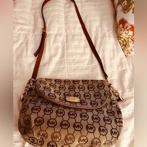 Michael Kors crossbody bags leather and canvas